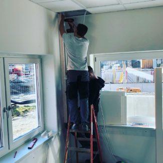 Installation der Lehrwerkstatt 