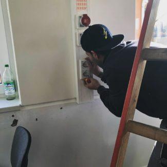 Installation der Lehrwerkstatt 