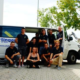 Azubi Team mit Ausbilderin 