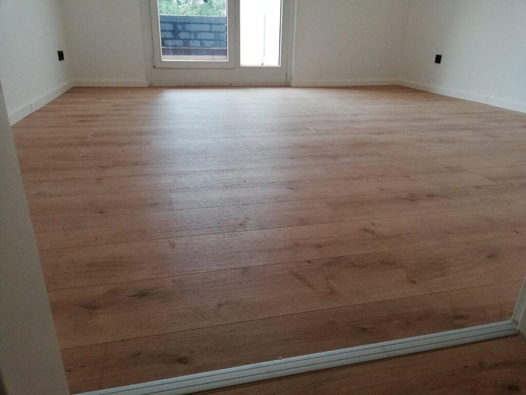 Click-Vinyl Verlegung