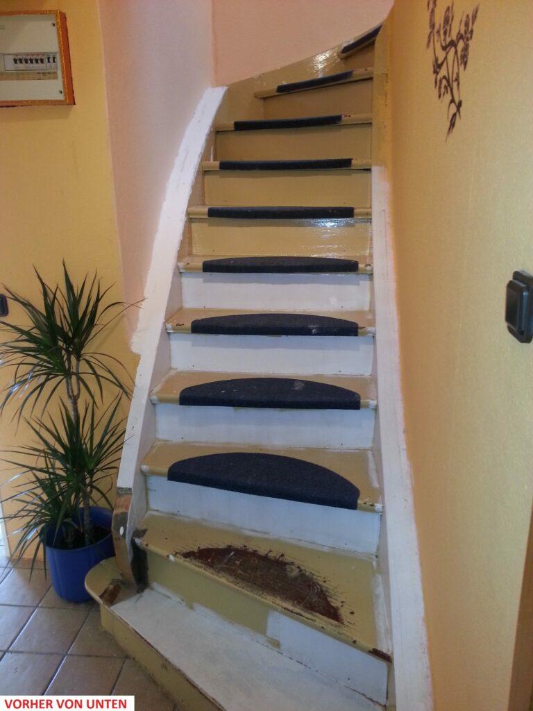 Treppen-Sanierung vorher