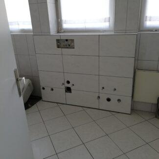Wasserschaden Bad nachher 