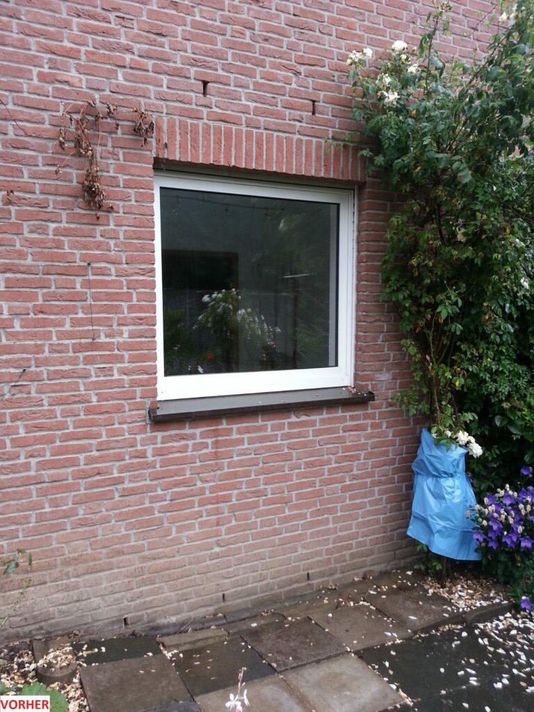 Holzfenster vorher (außen)