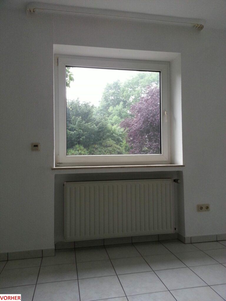 Holzfenster vorher (innen)