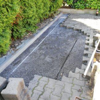 Abgesacktes Pflaster reparieren 