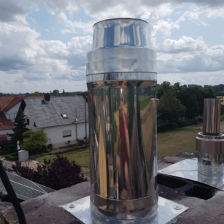 Dachdurchführung in Chrom 